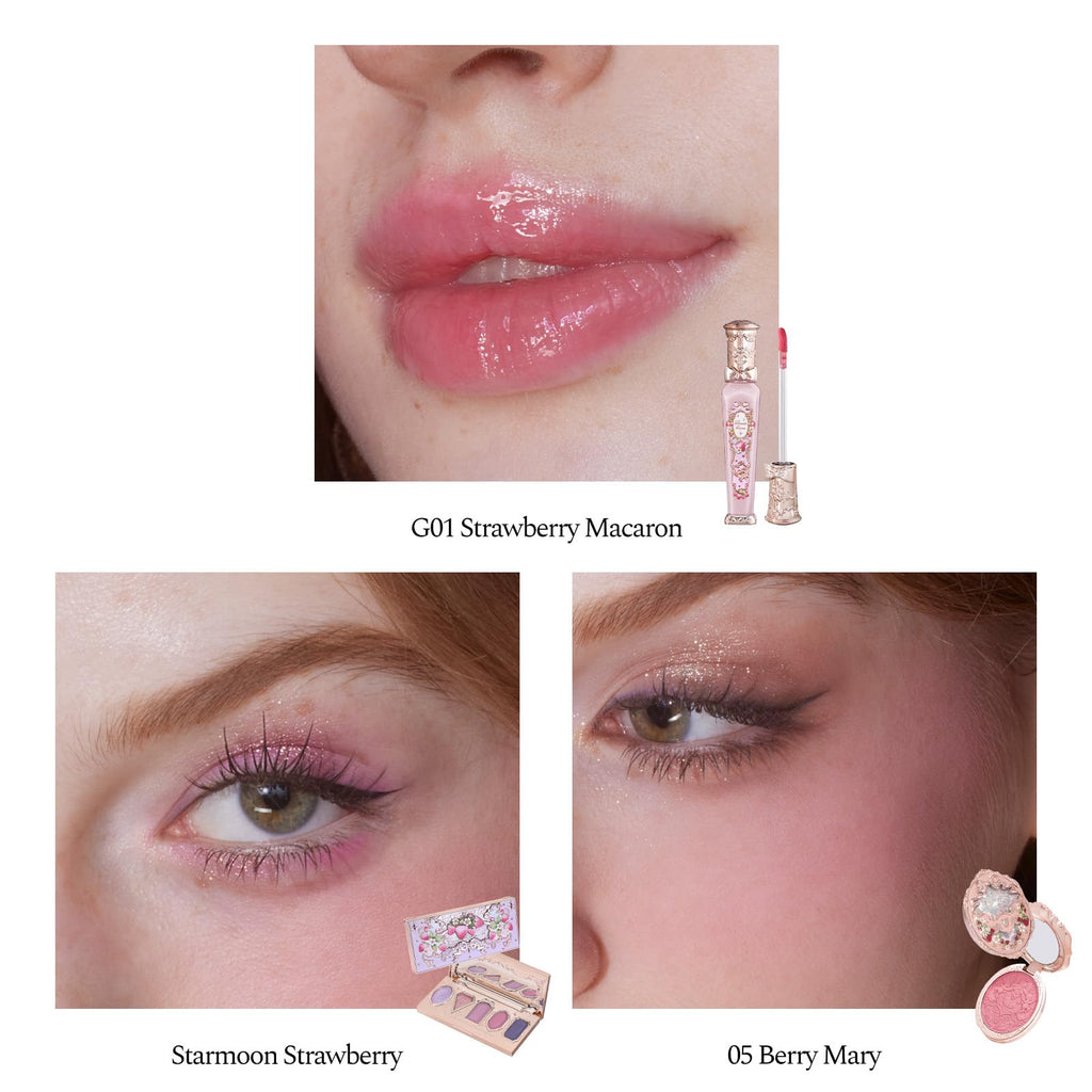 Flower Knows Feb-Blush Bliss: 8-Piece Romantic Makeup Box Set