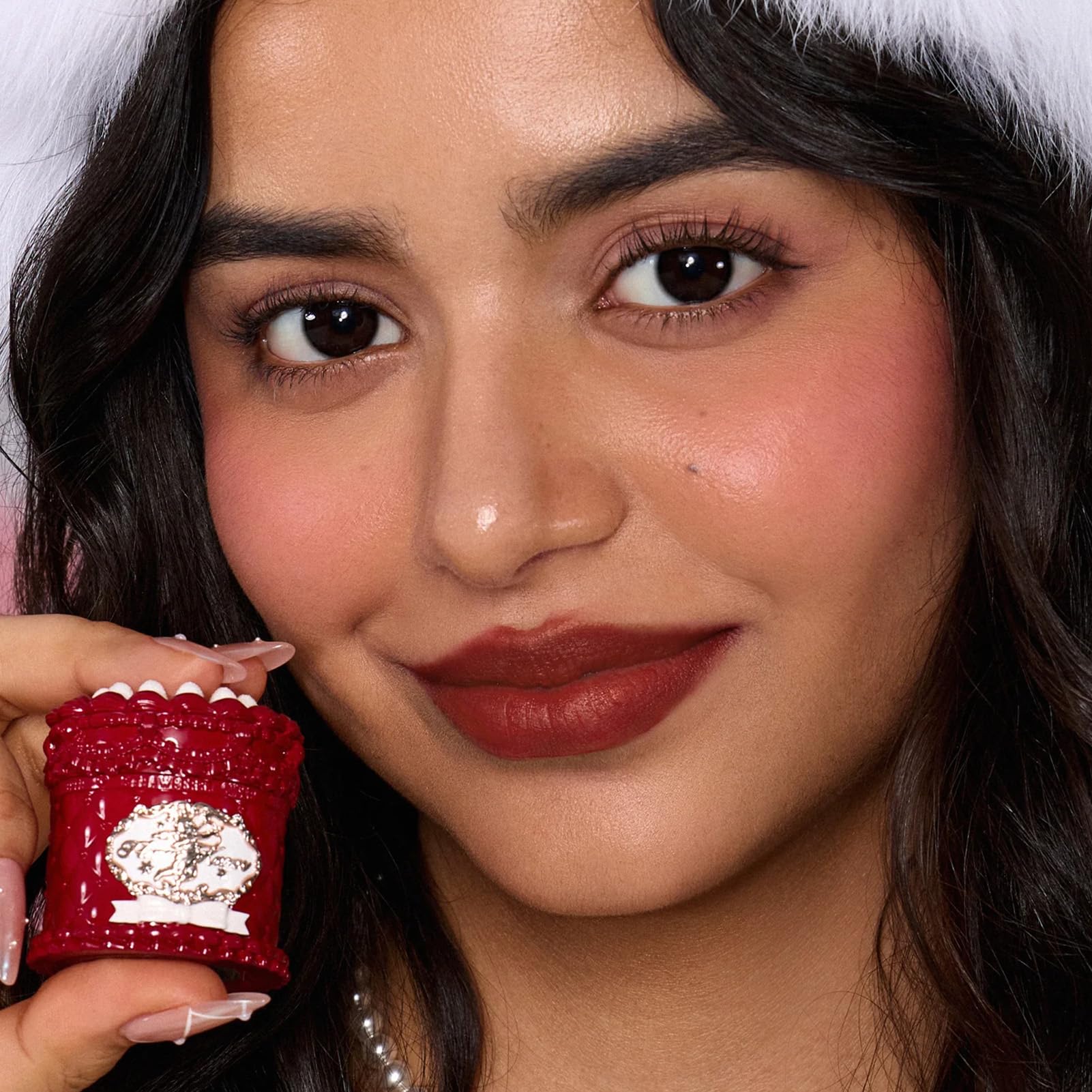 Flower Knows Strawberry Cupid Cake Lip Cream | Long-Lasting Velvet Matte Lipstick