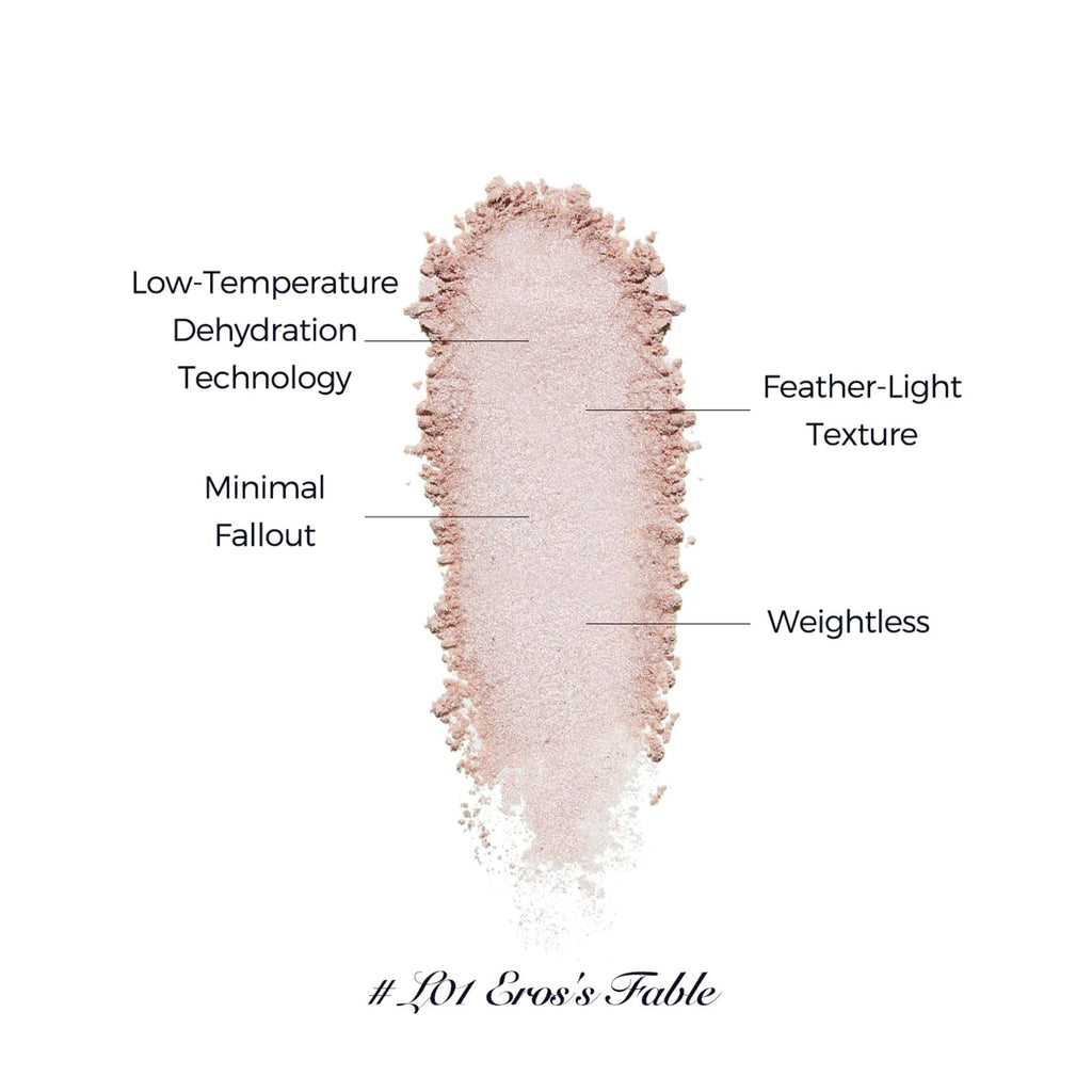 Flower Knows Little Angel Embossed Highlighter – Rosy Pearl Glow | L01 Eros's Fable