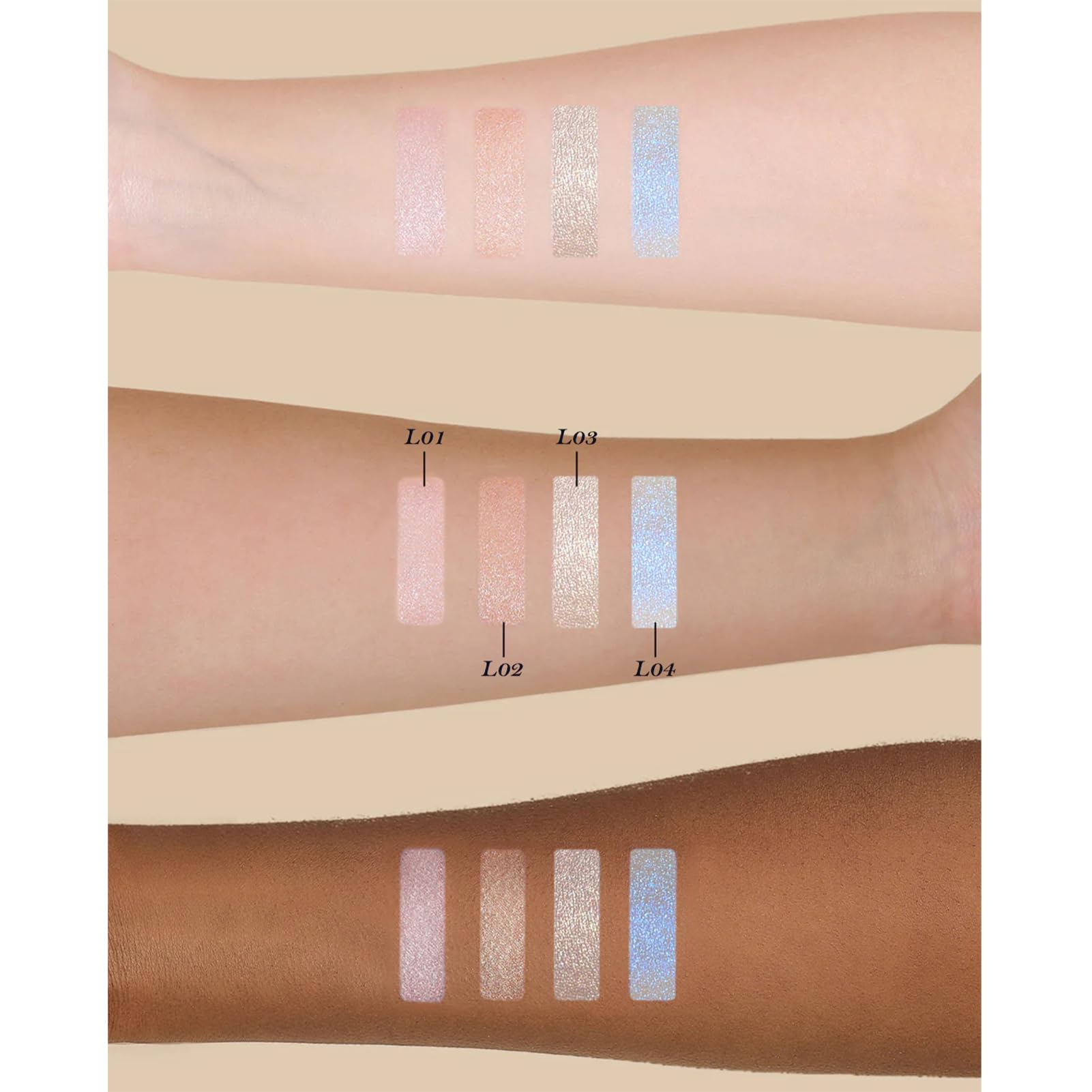 Flower Knows Little Angel Embossed Highlighter – Rosy Pearl Glow | L01 Eros's Fable