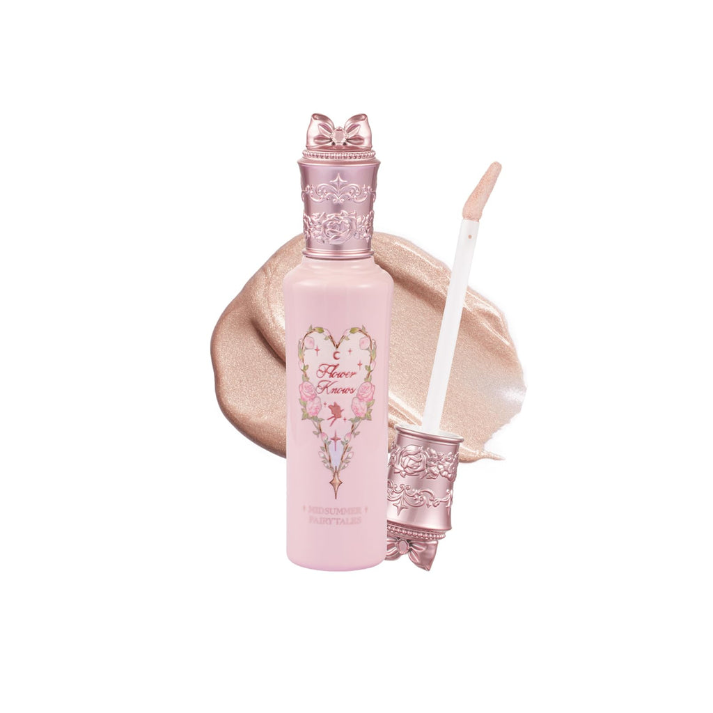 Flower Knows Midsummer Fairytales Liquid Highlighter – Moonlight Swing Silver Glow