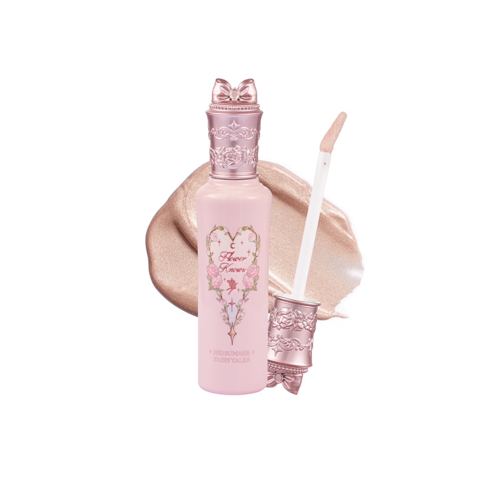 Flower Knows Midsummer Fairytales Liquid Highlighter – Moonlight Swing Silver Glow