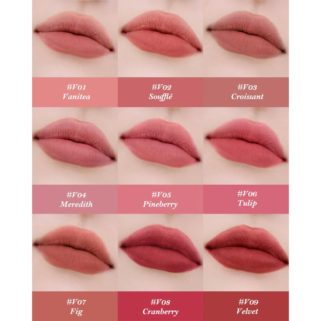 Flower Knows Strawberry Cupid Cake Lip Cream | Long-Lasting Velvet Matte Lipstick