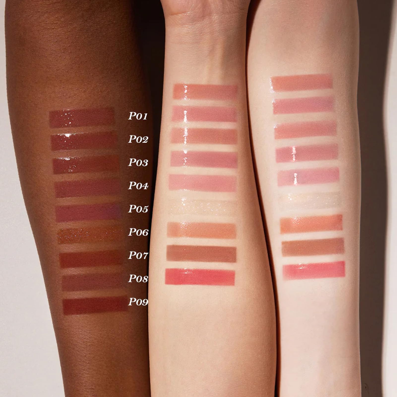 Flower Knows Shell's Jewel Nourishing Lip Glaze – Hydrating Strawberry Pink Lip Gloss with Hyaluronic, Non-Sticky 0.16 fl oz (P05 Shell Heart)