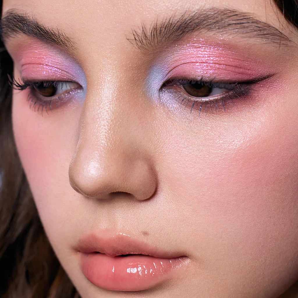 Flower Knows Shell's Jewel 6-Color Palette – Mermaid's Tears Aquatic Pastel, 4 Matte + 2 Shimmer