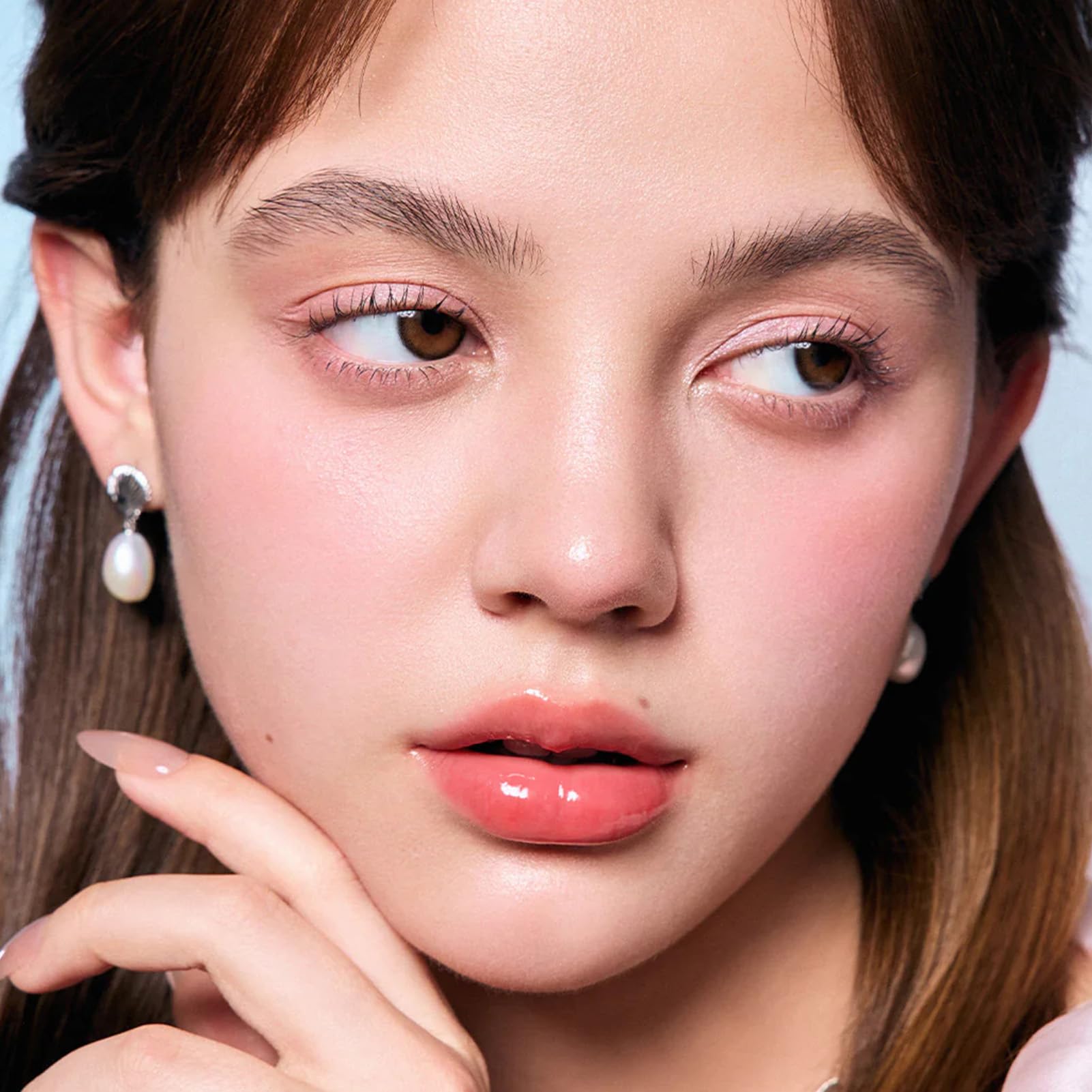 Flower Knows Shell's Jewel Nourishing Lip Glaze – Hydrating Watermelon Pink Gloss with Hyaluronic