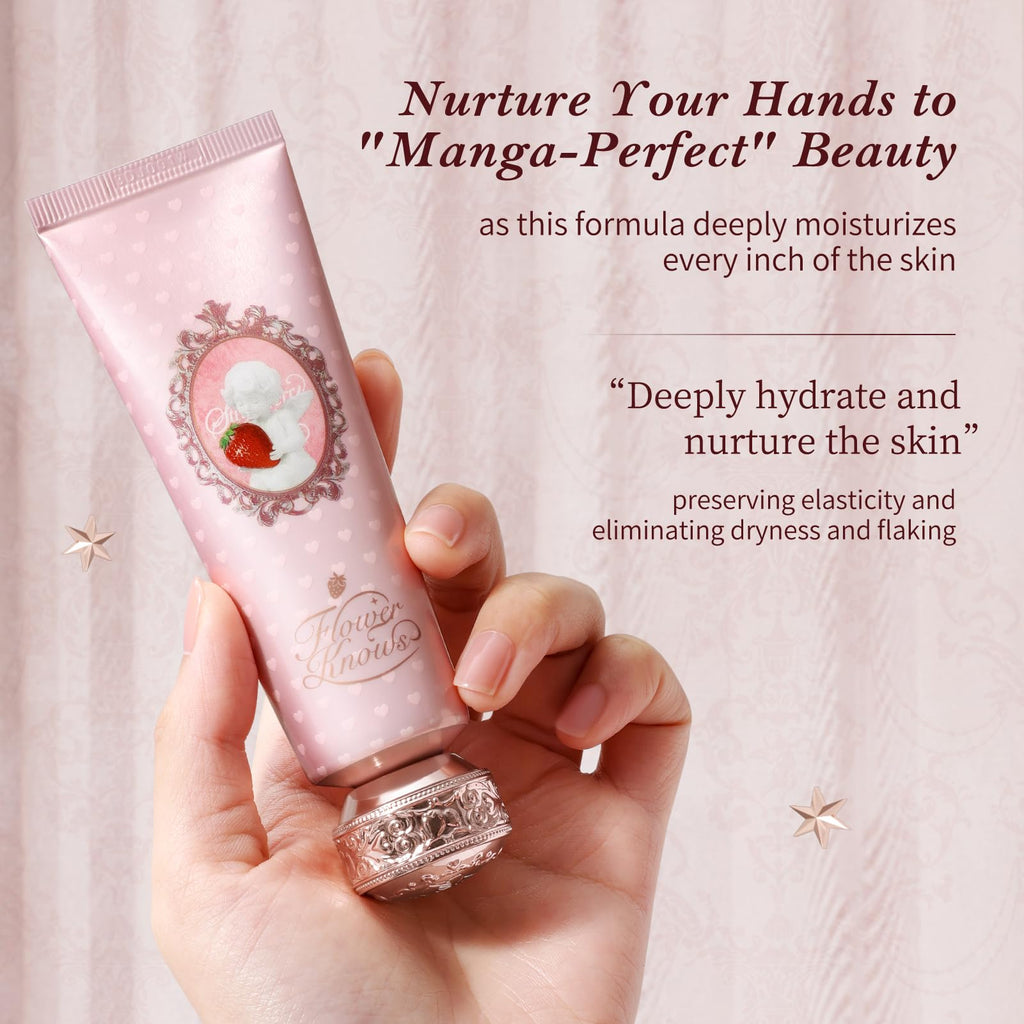 Flower Knows Strawberry Cupid Hand Cream – 1.76 oz Hydration & Fragrance