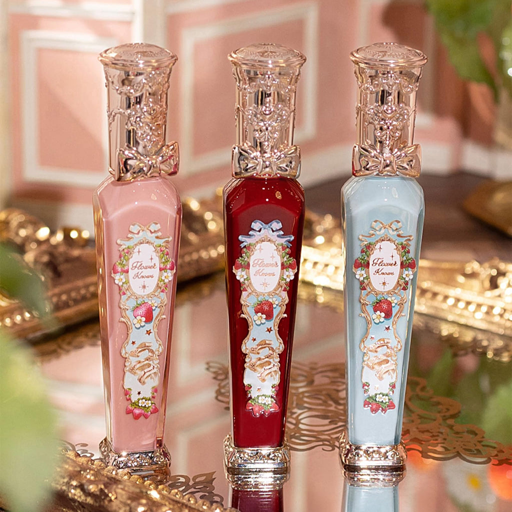 Flower Knows Strawberry Rococo Cloud Lip Cream – Long-Lasting Rosy Coral Matte Lipstick