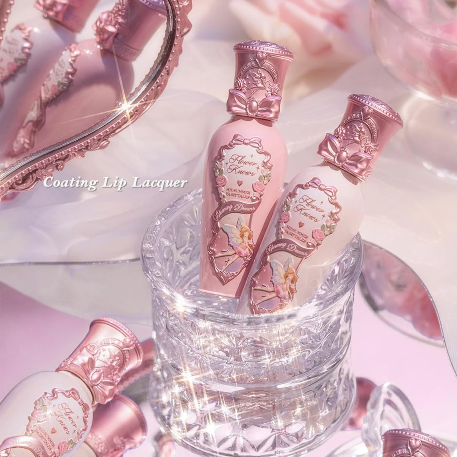 Flower Knows Midsummer Fairytales Lip Lacquer G06 Bluebell | Glowy Hydrating Lip Oil