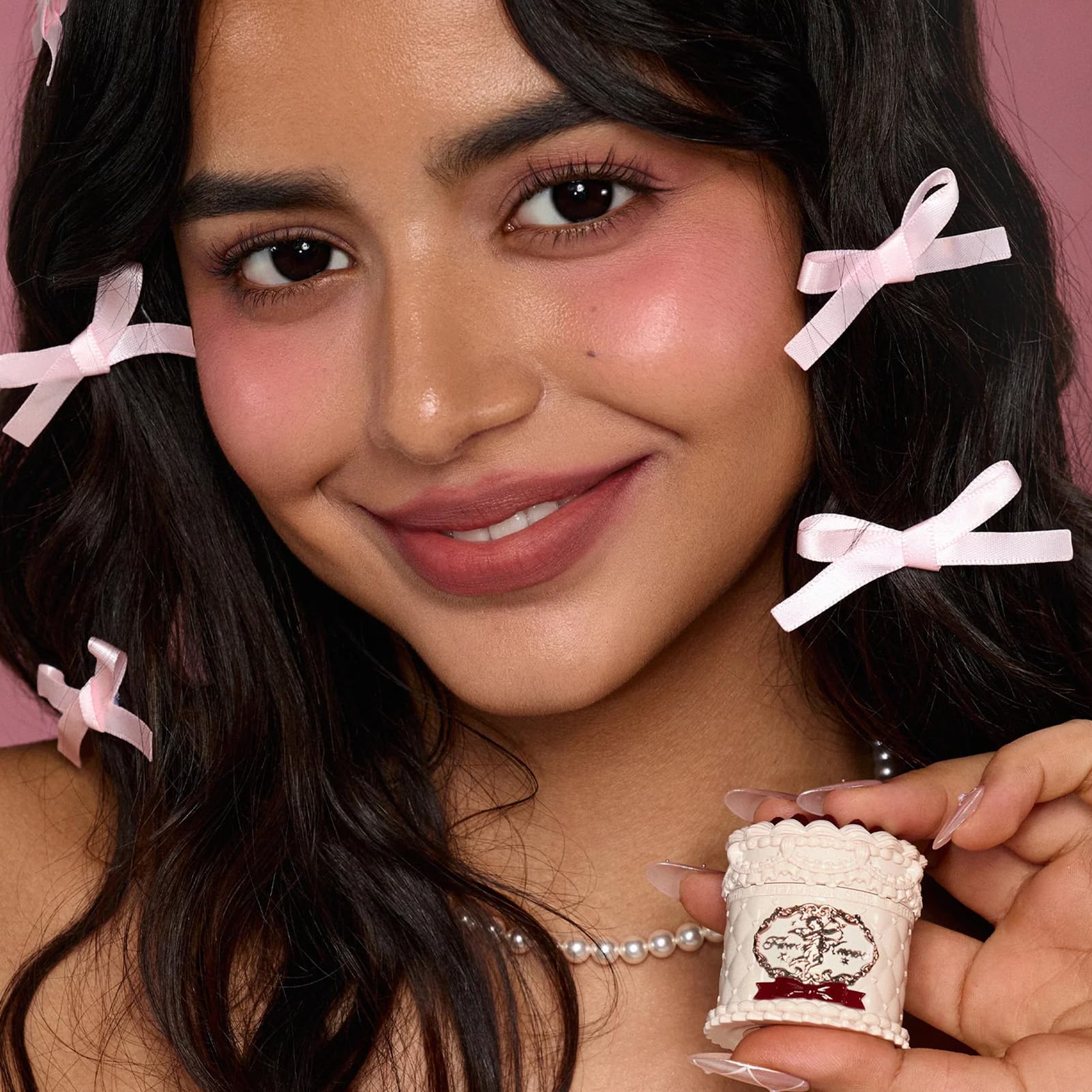 Flower Knows Strawberry Cupid Cake Lip Cream – Soufflé Muted Terracotta Matte Lipstick (0.17 oz)