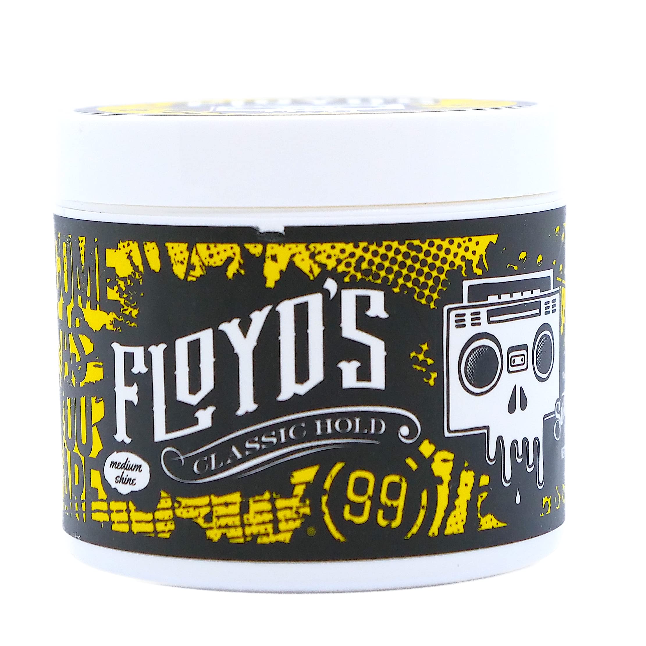 Floyd's 99 Classic Hold Pomade – Medium Hold, Medium Shine, Water-Based, 4 oz | Suavecito-Powered