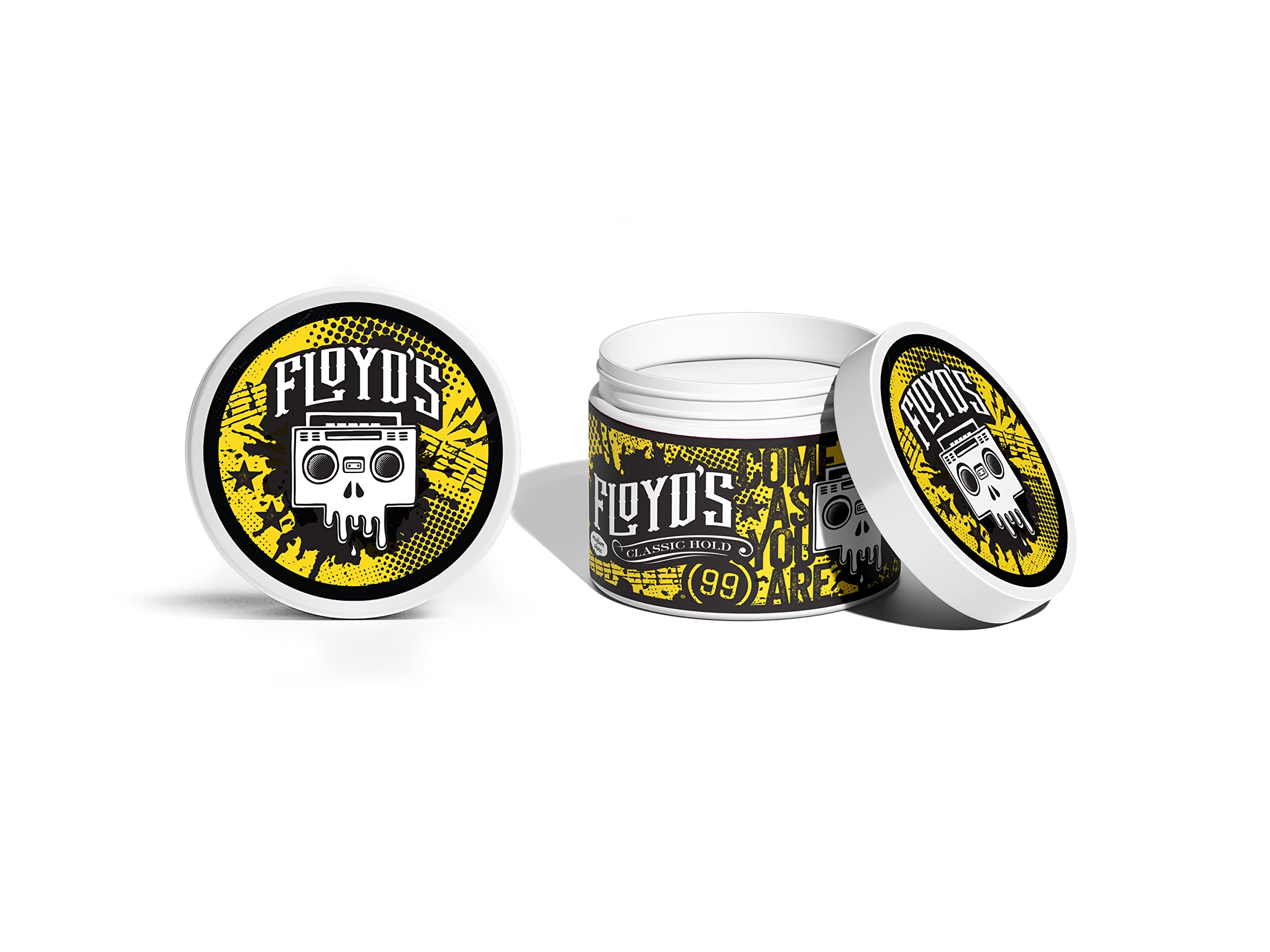 Floyd's 99 Classic Hold Pomade – Medium Hold, Medium Shine, Water-Based, 4 oz | Suavecito-Powered