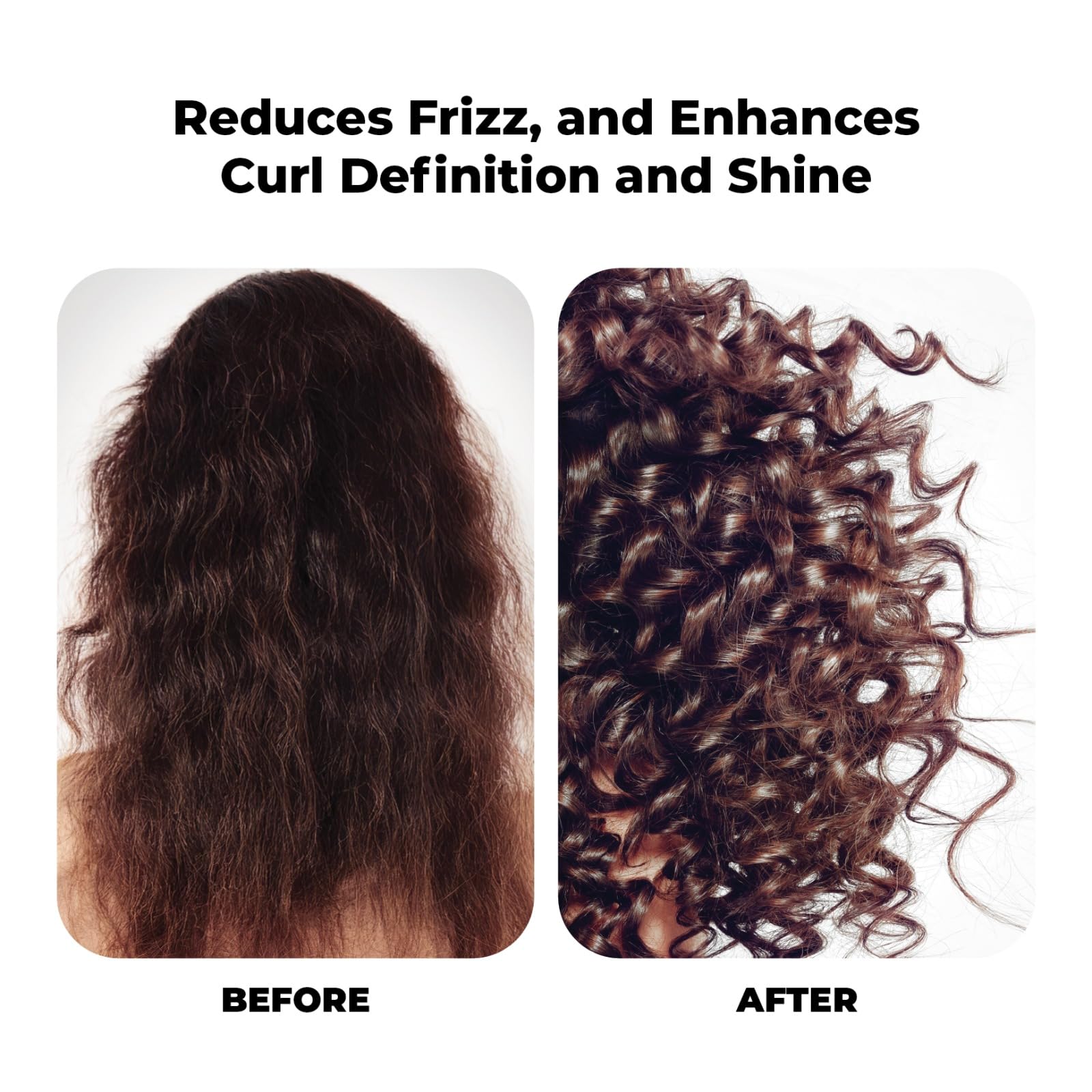 FLUX UP Curly Hair Shampoo – Hydrating, Sulfate-Free Frizz Control for Defined Curls – 17 fl oz