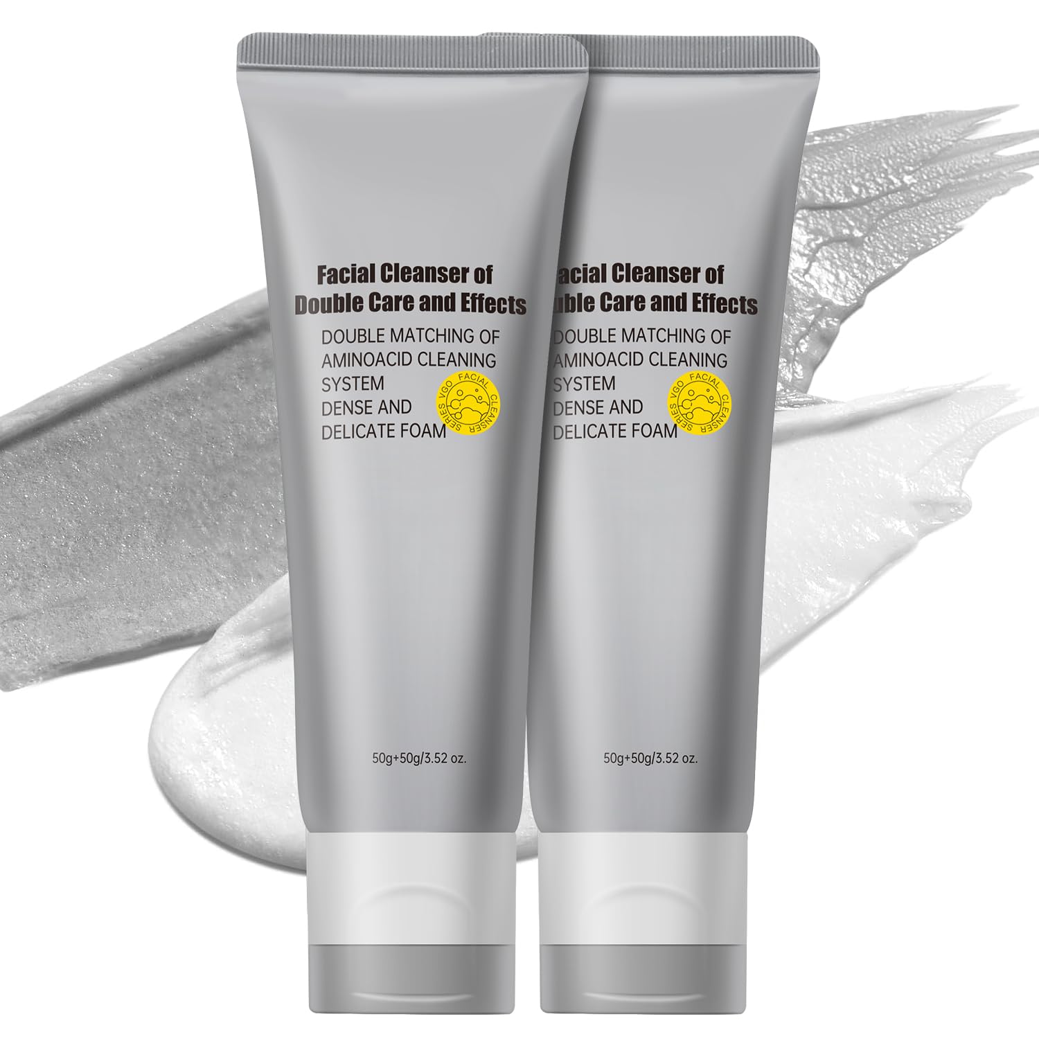 FLYLEAF Gentle Exfoliating Face Wash - Deep Pore Cleanser (2 Pack)