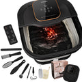 FOFOJÔY Collapsible Foot Spa Bath with Heat, Massage Rollers, Bubbles & Remote