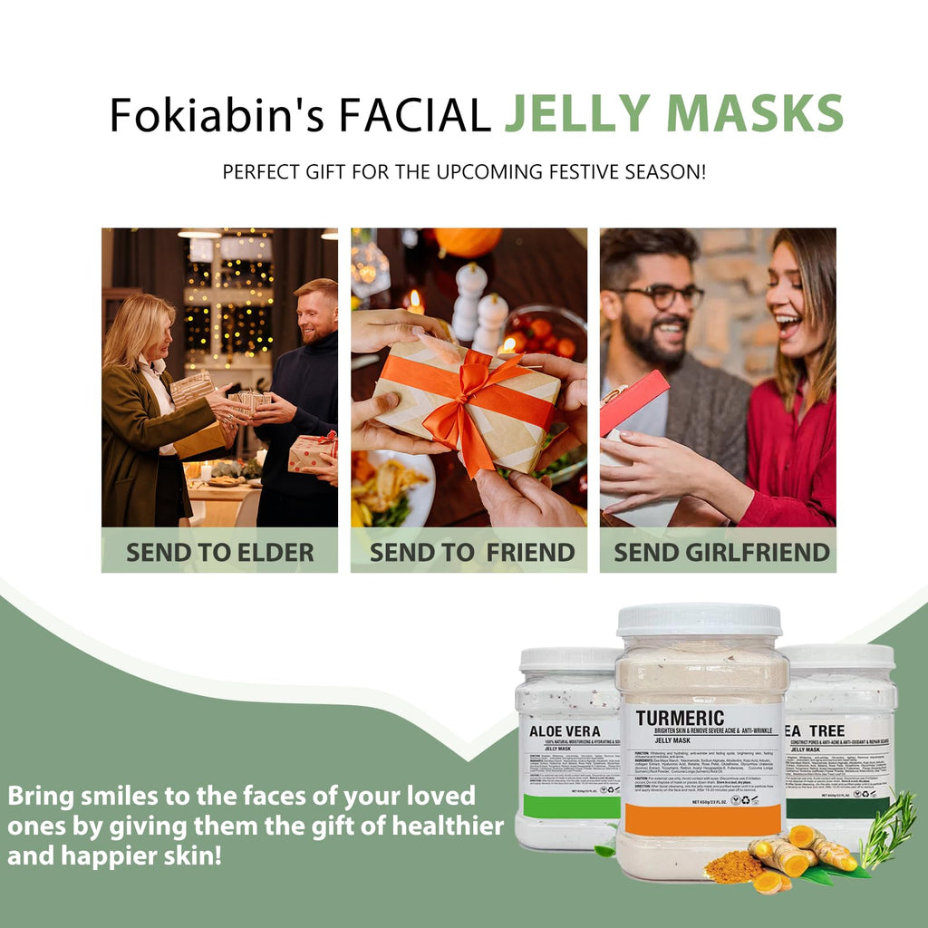 Fokiabin Jelly Mask – Hydrating Peel-Off Gel for Deep Skin Hydration