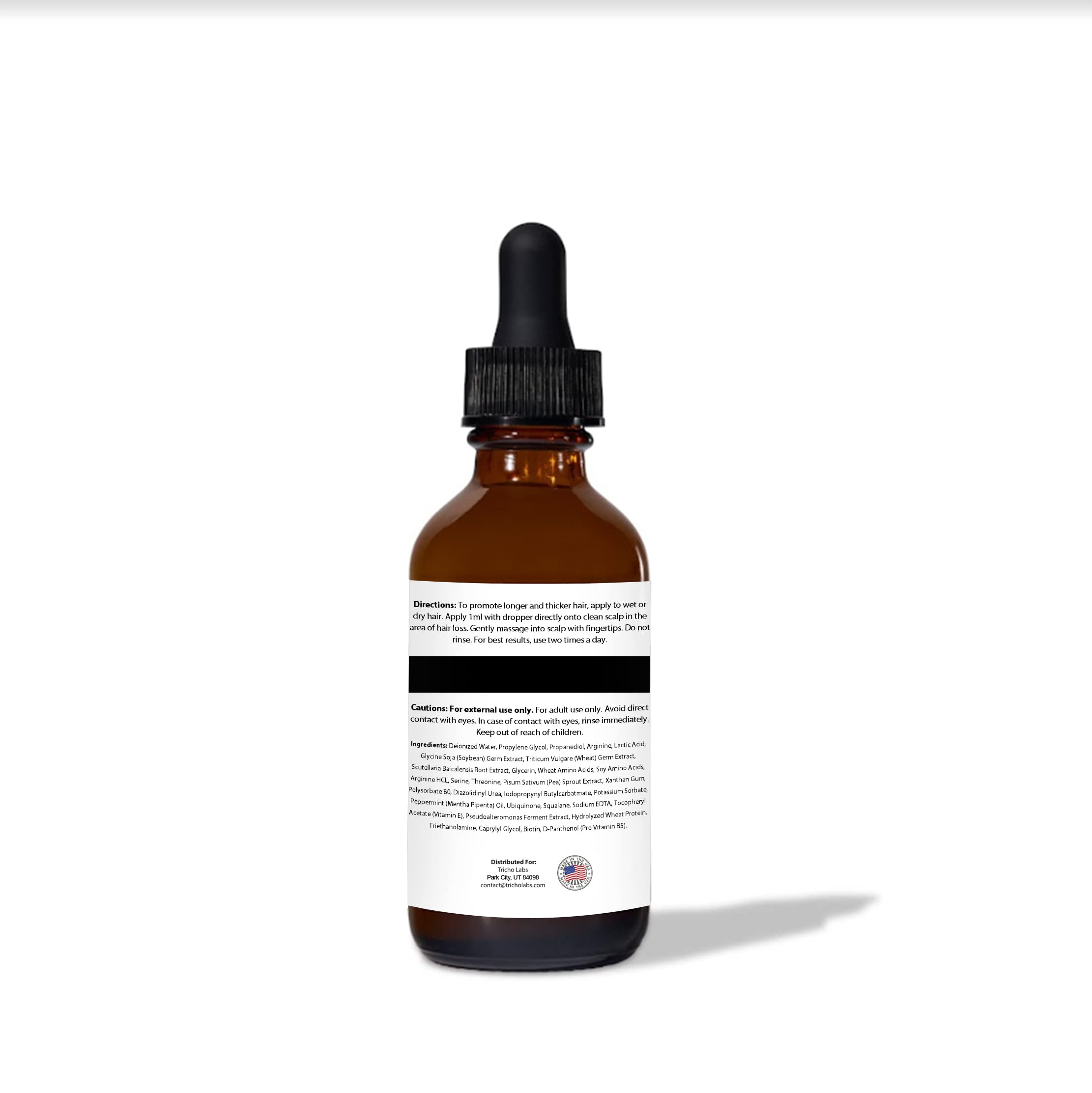 Tricho Labs Folliboost Hair Growth Serum – Natural-Based Formula with Biotin & Peppermint Oil – Thicker, Fuller Hair – 2oz, 6-Pack