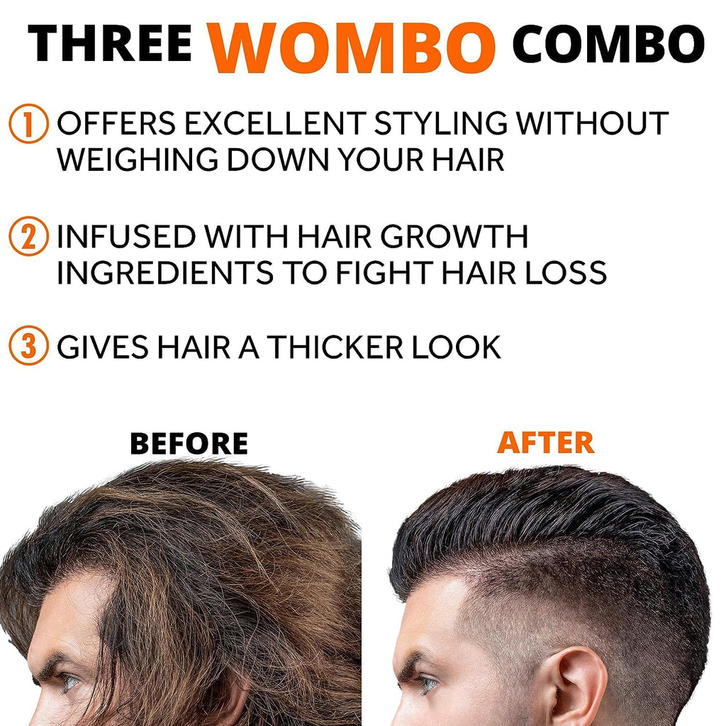FOLLICLE BOOSTER Thickening Pomade – 2-Pack, Medium Hold, Water-Based, Matte Finish