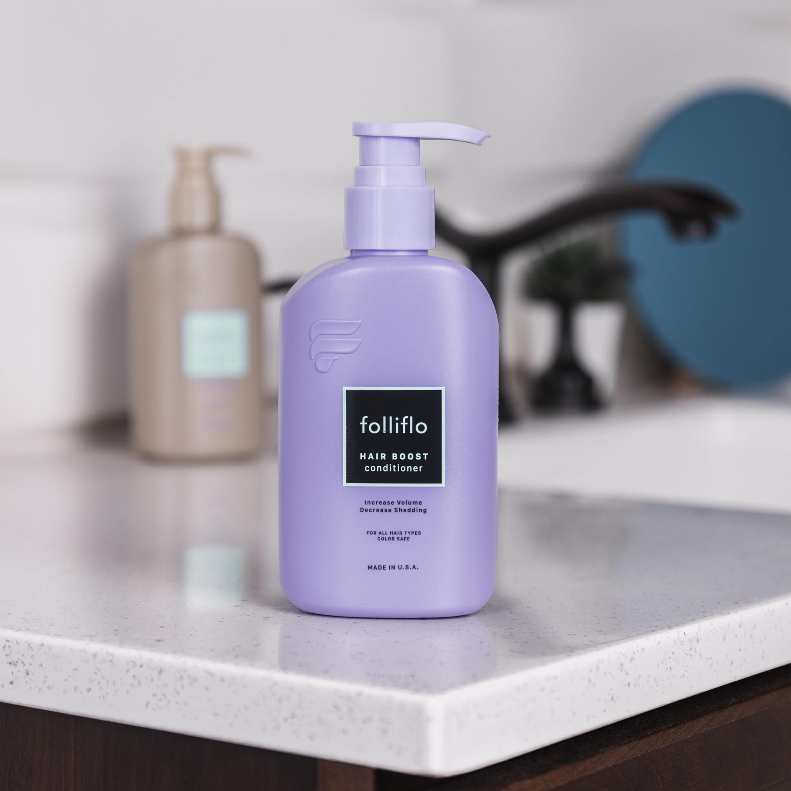 Folliflo Hair Boost Conditioner – Thicker-Looking Hair & Scalp Care | Daily Use Formula (Up to 90 Day Supply)