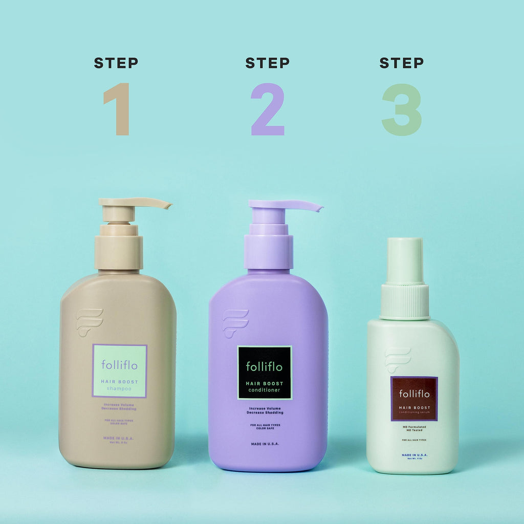 Folliflo Hair Boost Conditioner – Thicker-Looking Hair & Scalp Care | Daily Use Formula (Up to 90 Day Supply)