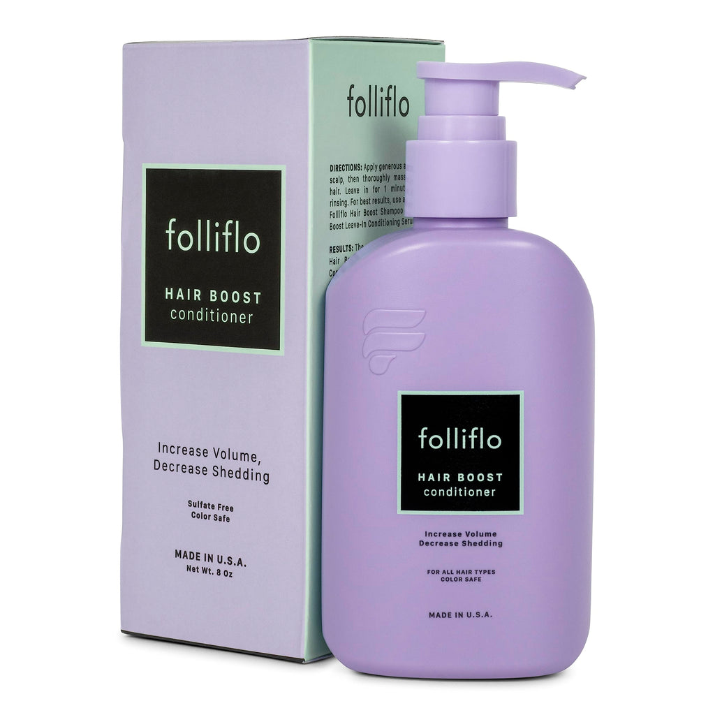 Folliflo Hair Boost Conditioner – Thicker-Looking Hair & Scalp Care | Daily Use Formula (Up to 90 Day Supply)