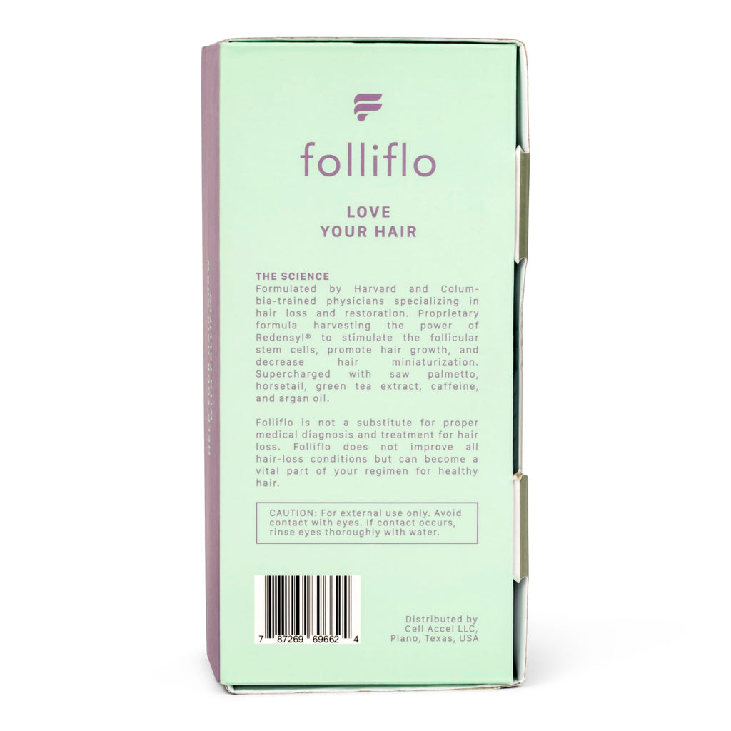 Folliflo Hair Boost Shampoo – Thicker-Looking Hair, Gentle Daily Cleanse (Up to 90 Day Supply)