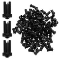 FOMIYES 100pcs Glue Bottle Anti-Blocking Needle Lash Tools for Lash Extensions