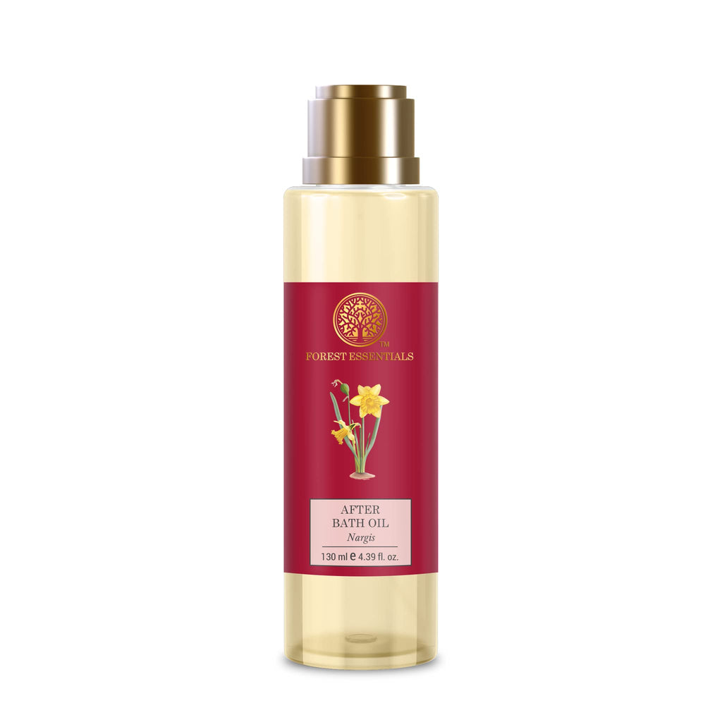 Forest Essentials After Bath Oil Nargis 130 ml – Hydrating Body Oil