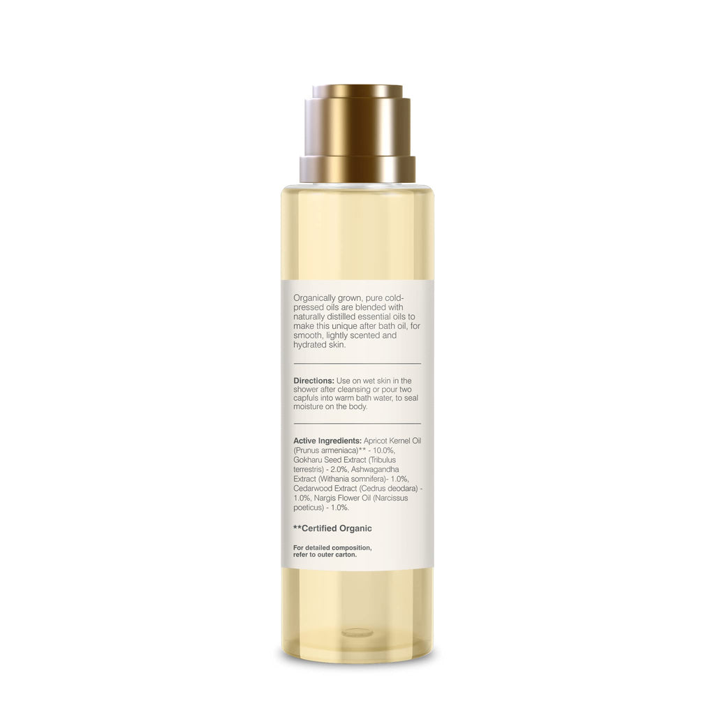 Forest Essentials After Bath Oil Nargis 130 ml – Hydrating Body Oil