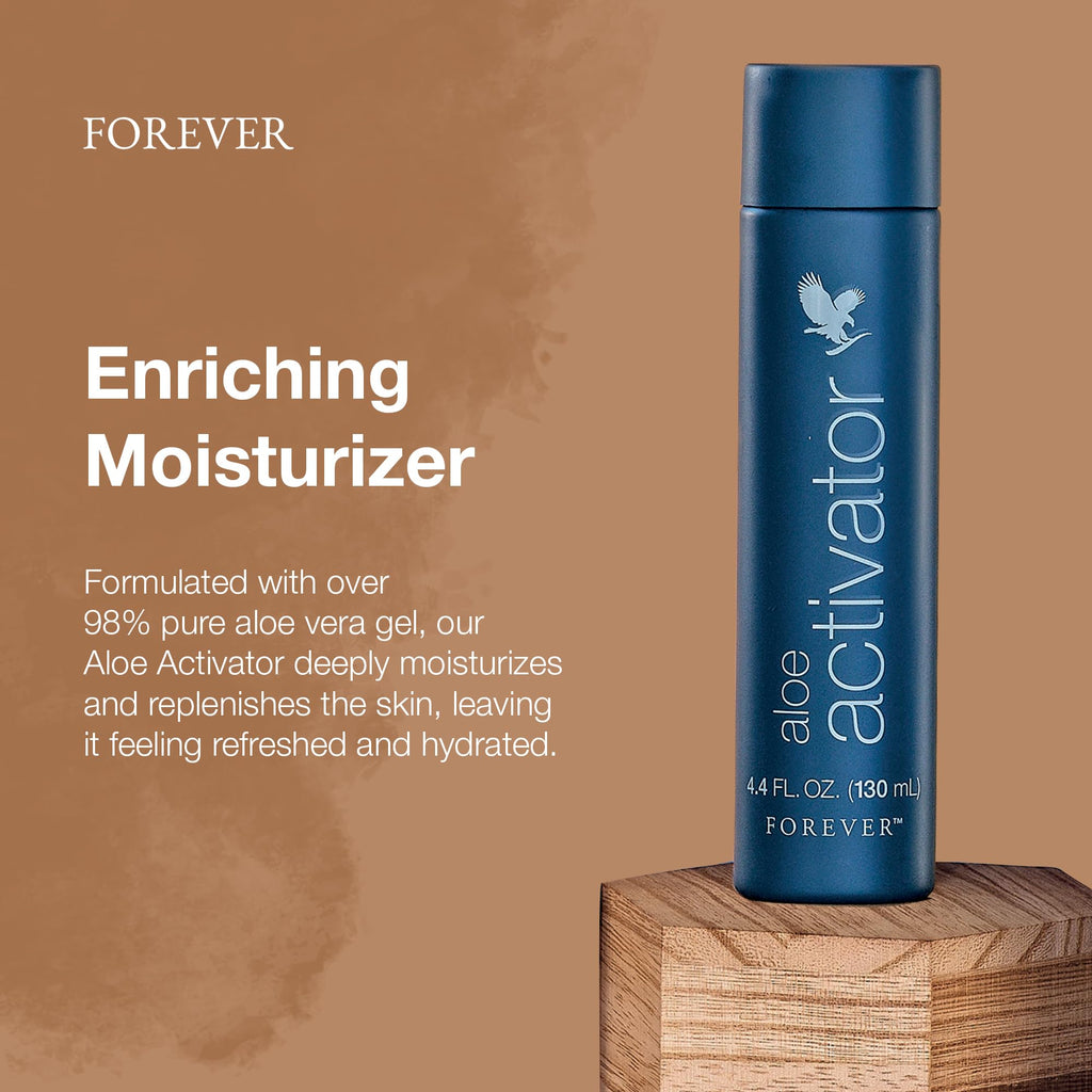 Forever Living Aloe Activator - 98% Aloe Vera Gel Moisturizer for Sensitive Skin
