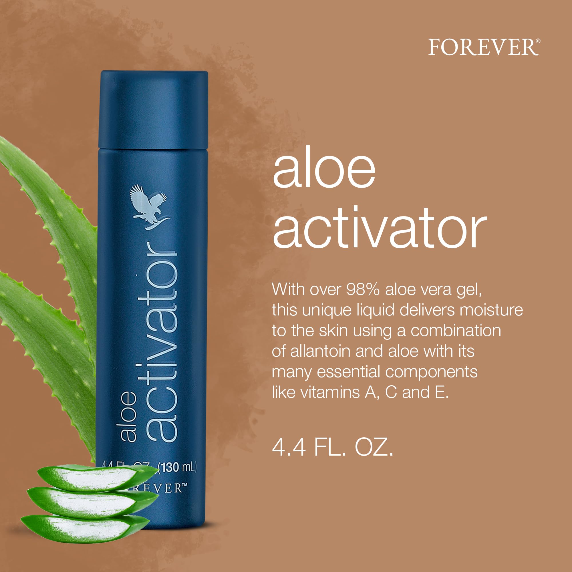 Forever Living Aloe Activator - 98% Aloe Vera Gel Moisturizer for Sensitive Skin