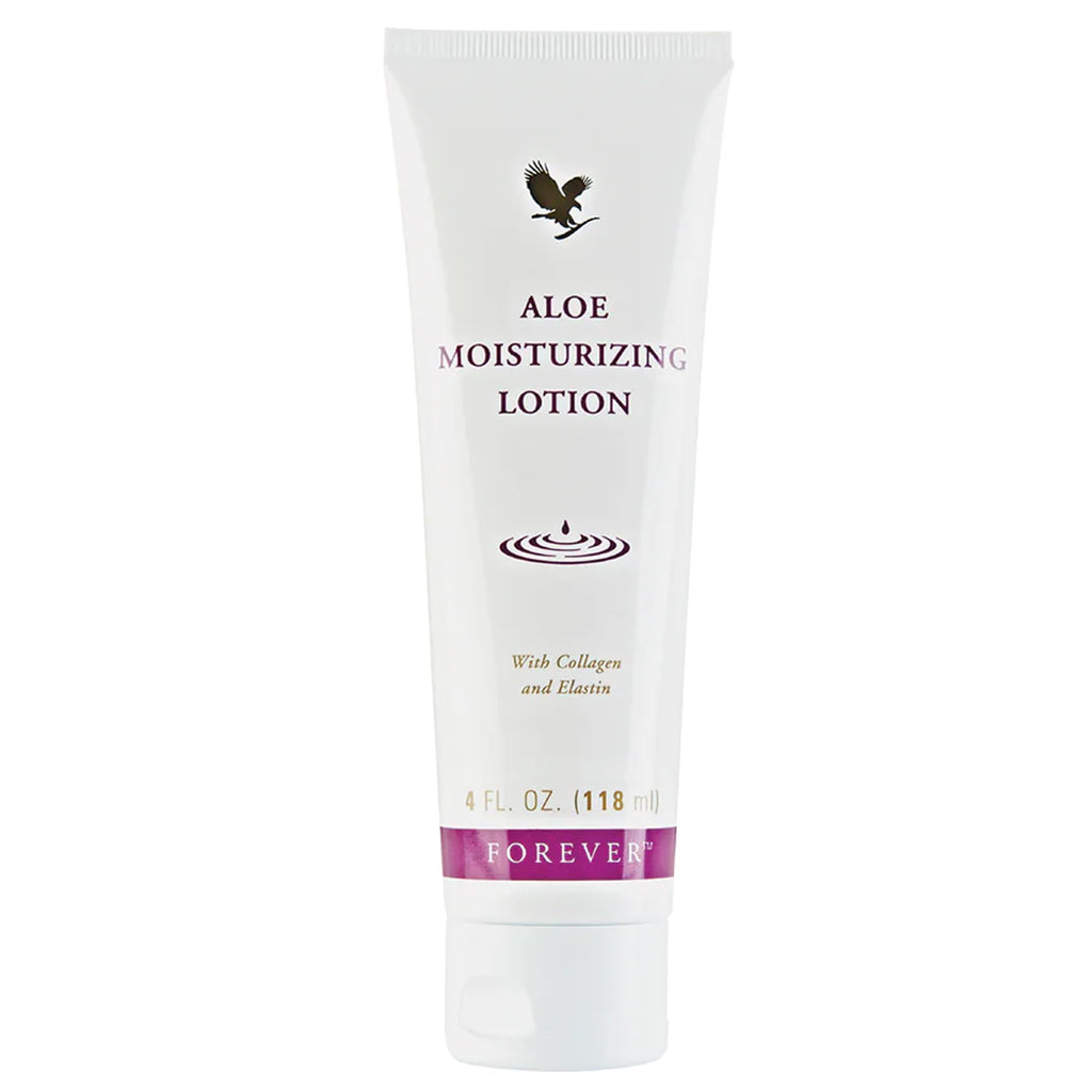 Forever Living Aloe Moisturizing Lotion – Deep Hydration with Aloe Vera, Collagen & Elastin | 4 fl oz