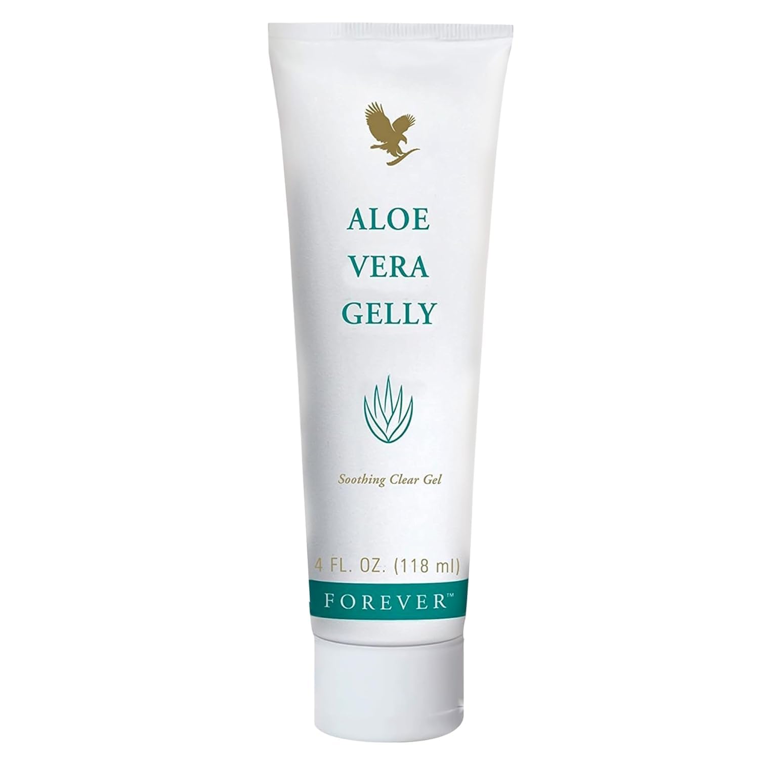 Forever Living Aloe Vera Gelly | Pure Aloe Gel for Soothing & Hydrating Skin | Fast-Absorbing, Non-Staining | Vegan & Gluten-Free | 4 fl oz