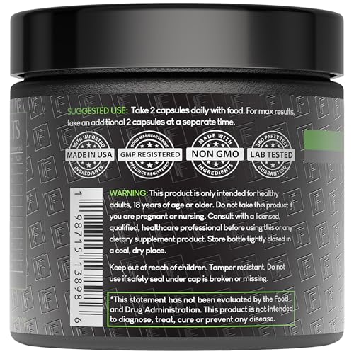 Formulation Factory Crown of Glory 10-in-1 Hair Growth Maximizer – DHT Blocker with Saw Palmetto & Collagen (120 Capsules)