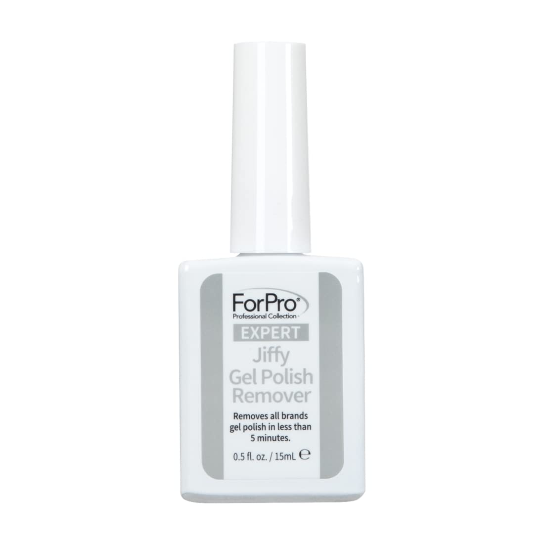 ForPro Expert Jiffy Gel Polish Remover | Quick Gel Removal Under 5 Minutes | No Foil or Soaking Needed | 0.5 Fl Oz