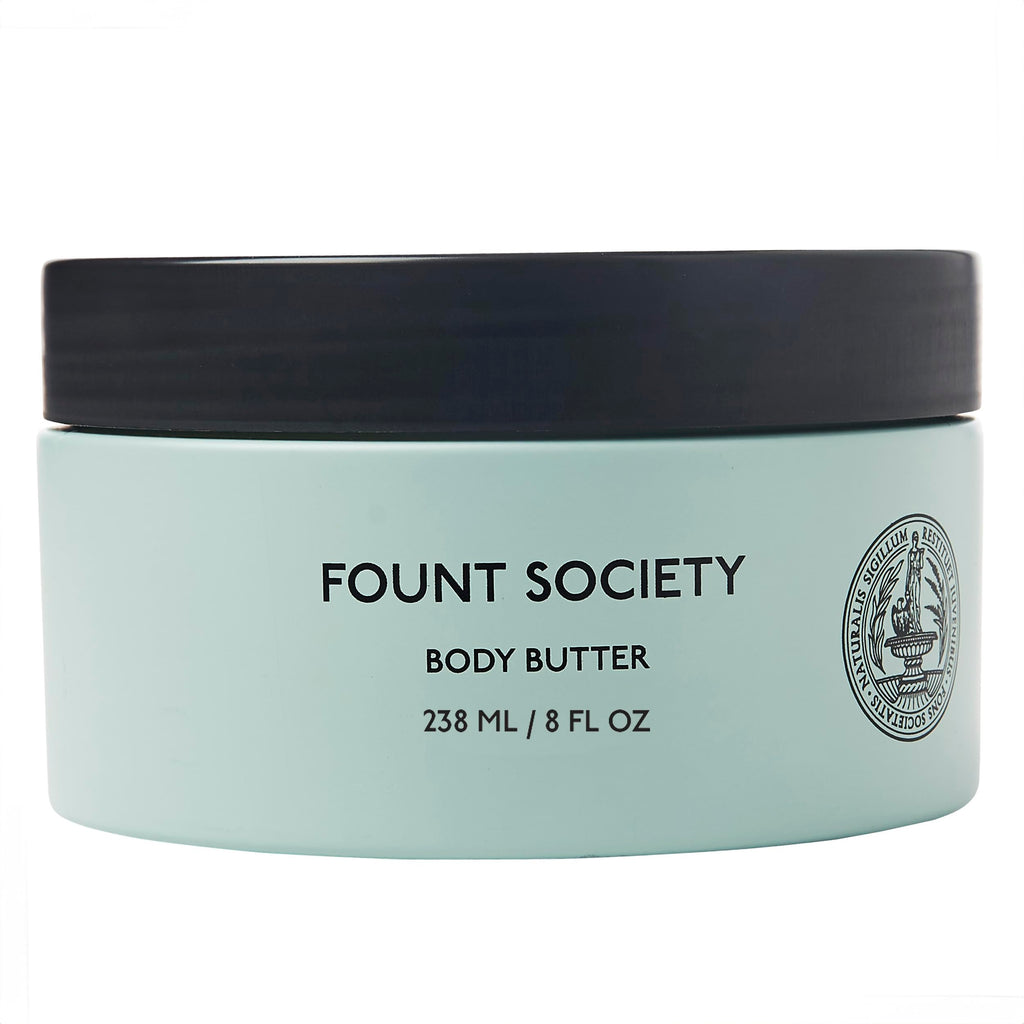 Fount Society Body Butter, 8 Oz – Fragrance-Free Hydration, USA Made