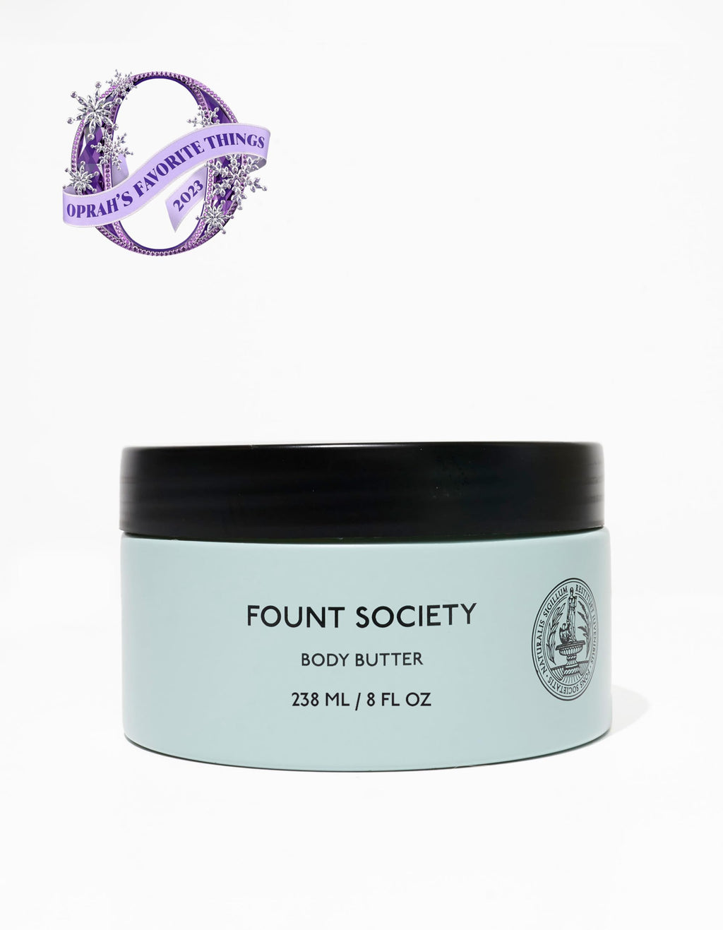 Fount Society Body Butter, 8 Oz – Fragrance-Free Hydration, USA Made