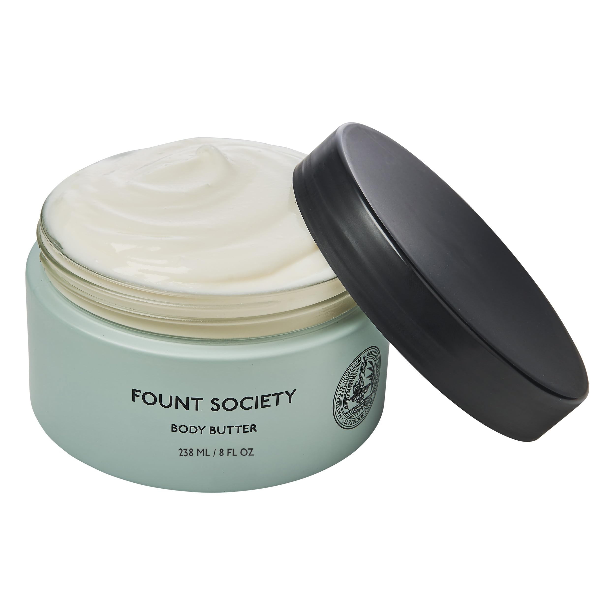 Fount Society Body Butter, 8 Oz – Fragrance-Free Hydration, USA Made