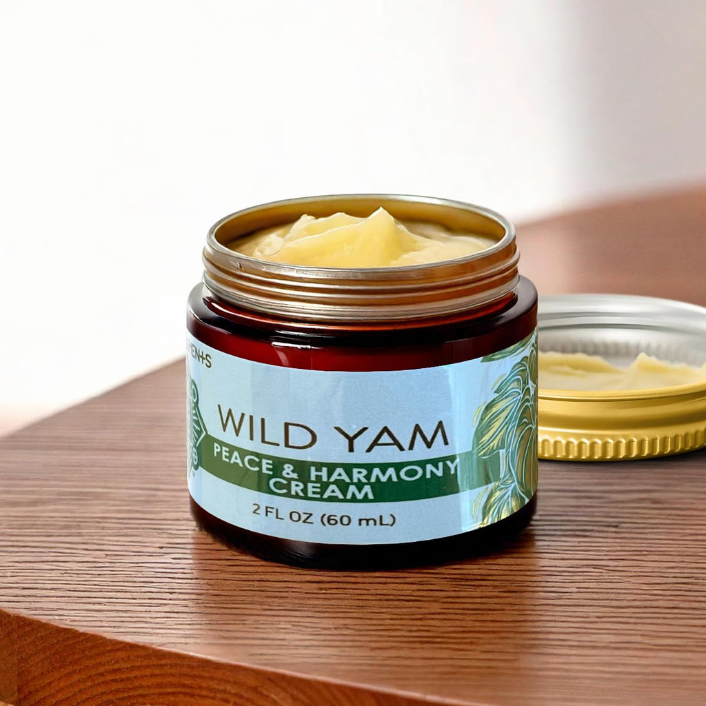 Wild Yam Peace & Harmony Cream | Four Elements 4E – Organic, USA-Made Herbal Balance