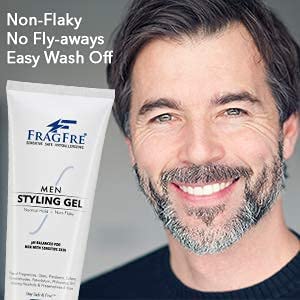 FRAGFRE Men Hair Styling Gel – Fragrance Free, pH Balanced, 8 oz