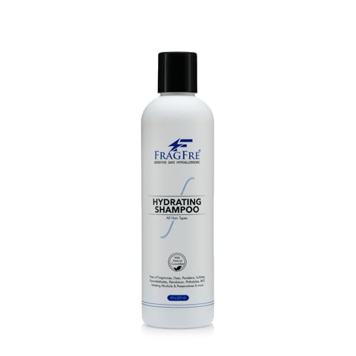FRAGFRE Hydrating Sensitive Skin Shampoo | Fragrance-Free, Sulfate-Free, Color Safe, 8 oz