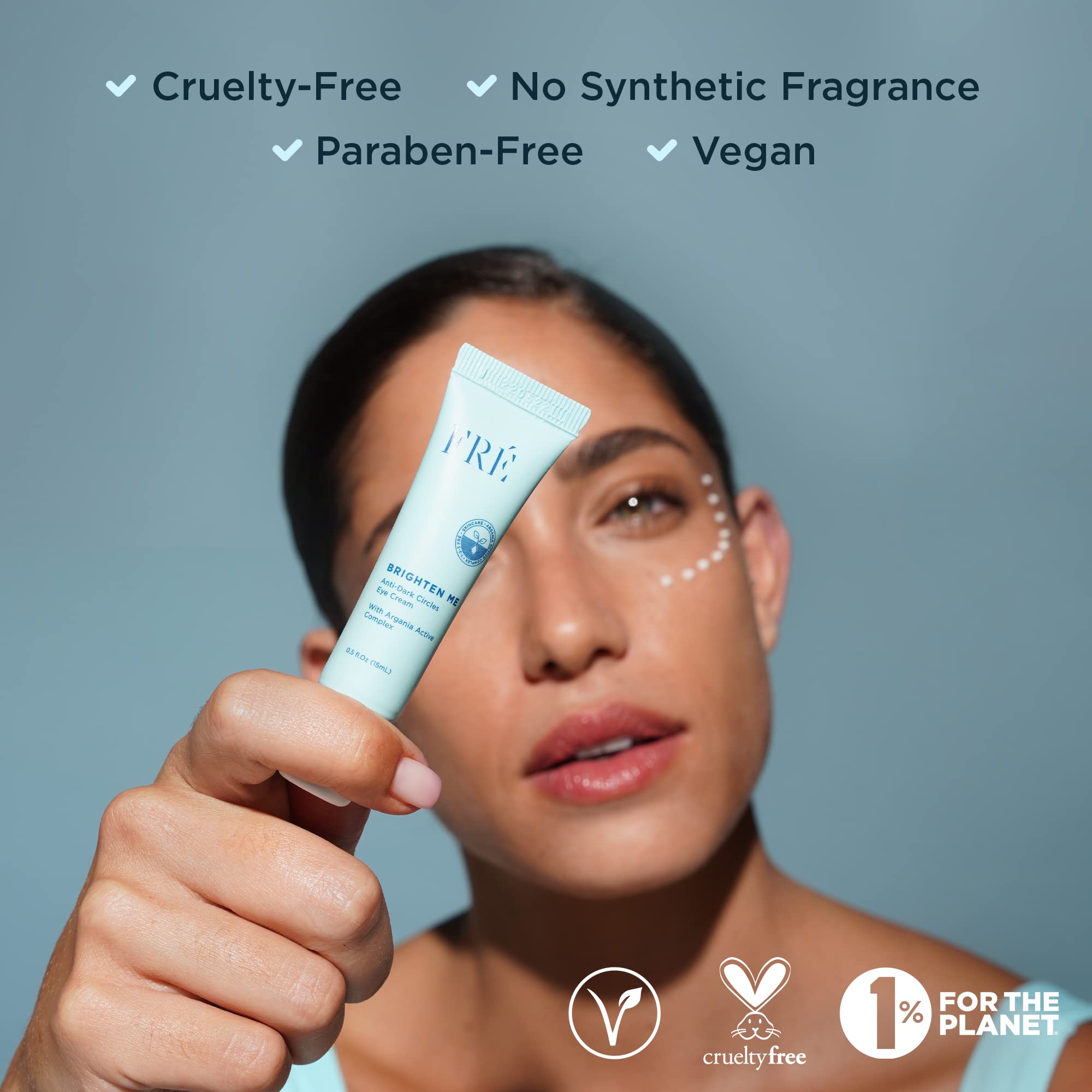 BRIGHTEN ME by FRÉ – Rejuvenating Eye Cream for Dark Circles, Wrinkles & Puffiness | Vegan & Paraben-Free