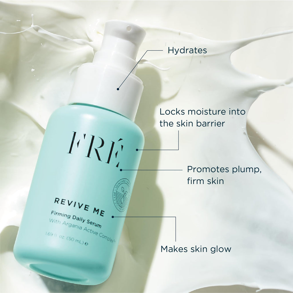 FRÉ Niacinamide Face Serum – REVIVE ME: Daily Firming & Plumping Serum with Argania Active Complex™ | Vegan & Cruelty-Free