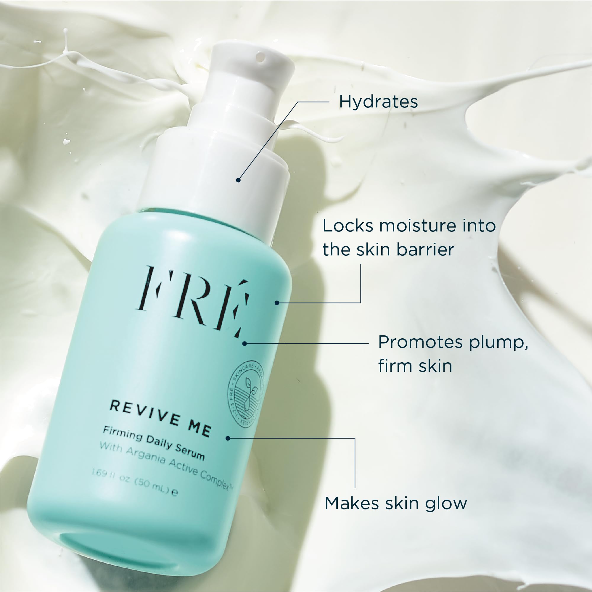 FRÉ Niacinamide Face Serum – REVIVE ME: Daily Firming & Plumping Serum with Argania Active Complex™ | Vegan & Cruelty-Free