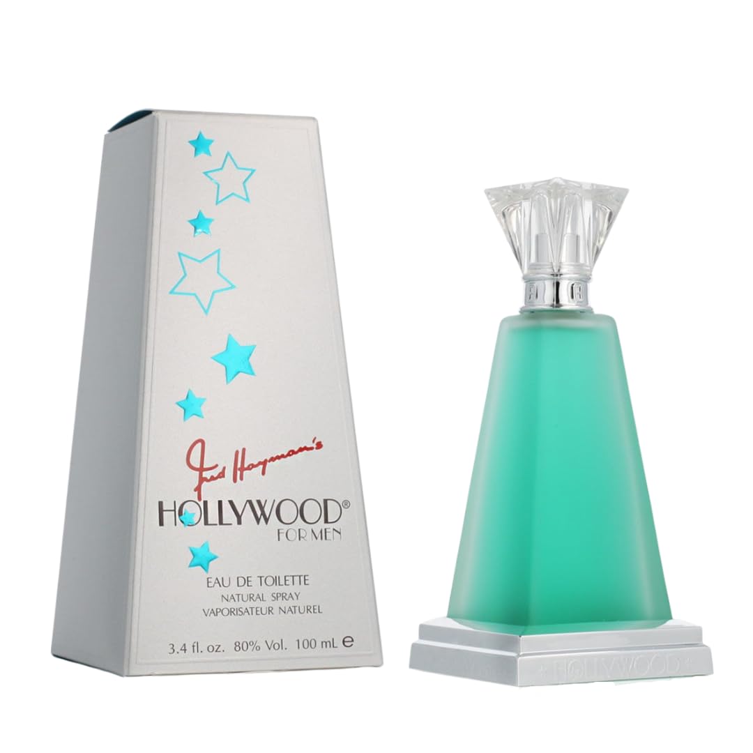 Hollywood Cologne by Fred Hayman – EDT Spray for Men, 3.4 oz (100 ml) – 414009