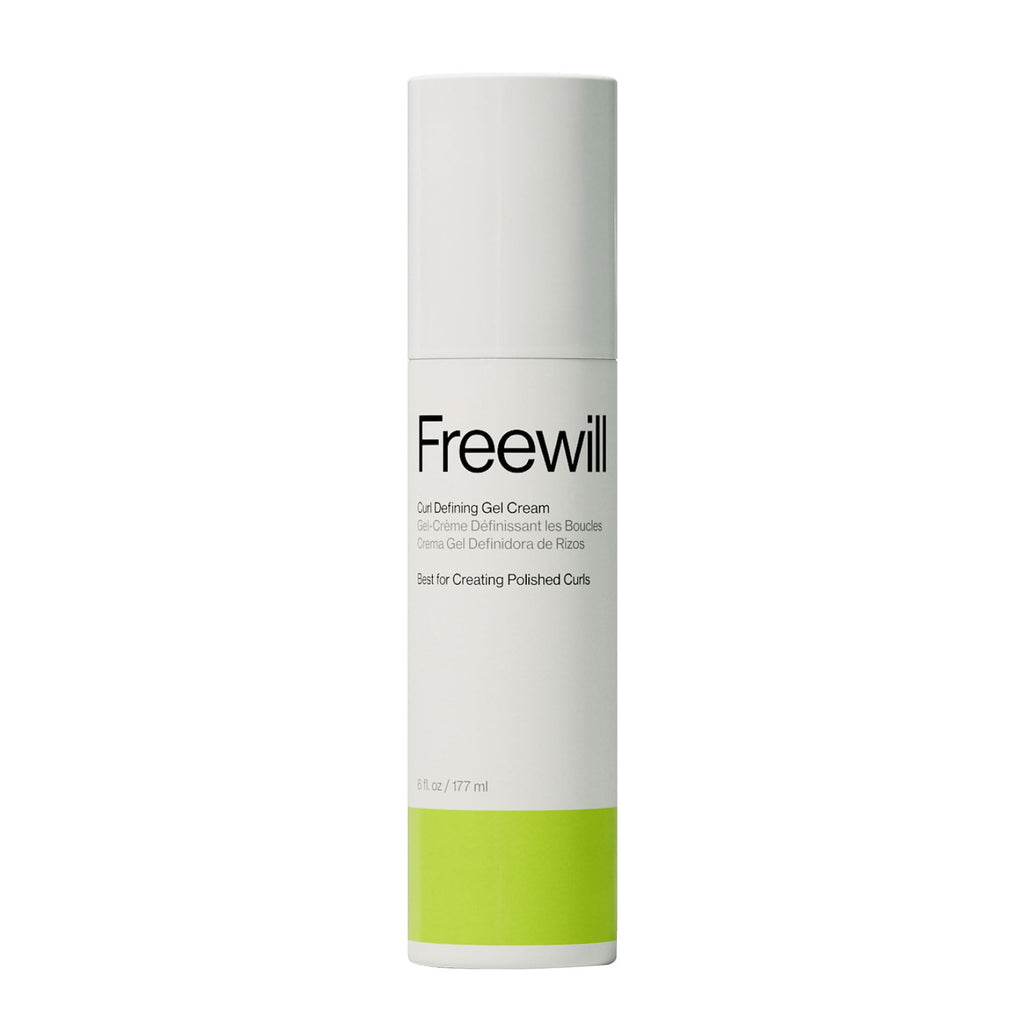 Freewill Curl Defining Gel Cream – Lightweight, Invisible Hold for Frizz-Free, Defined Curls (4 oz)