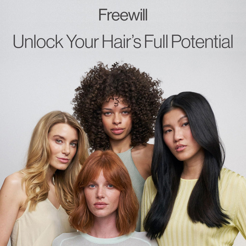 Freewill Nourishing Edge and Curl Oil | Lightweight Hair Oil for Curly Hair, 4 oz
