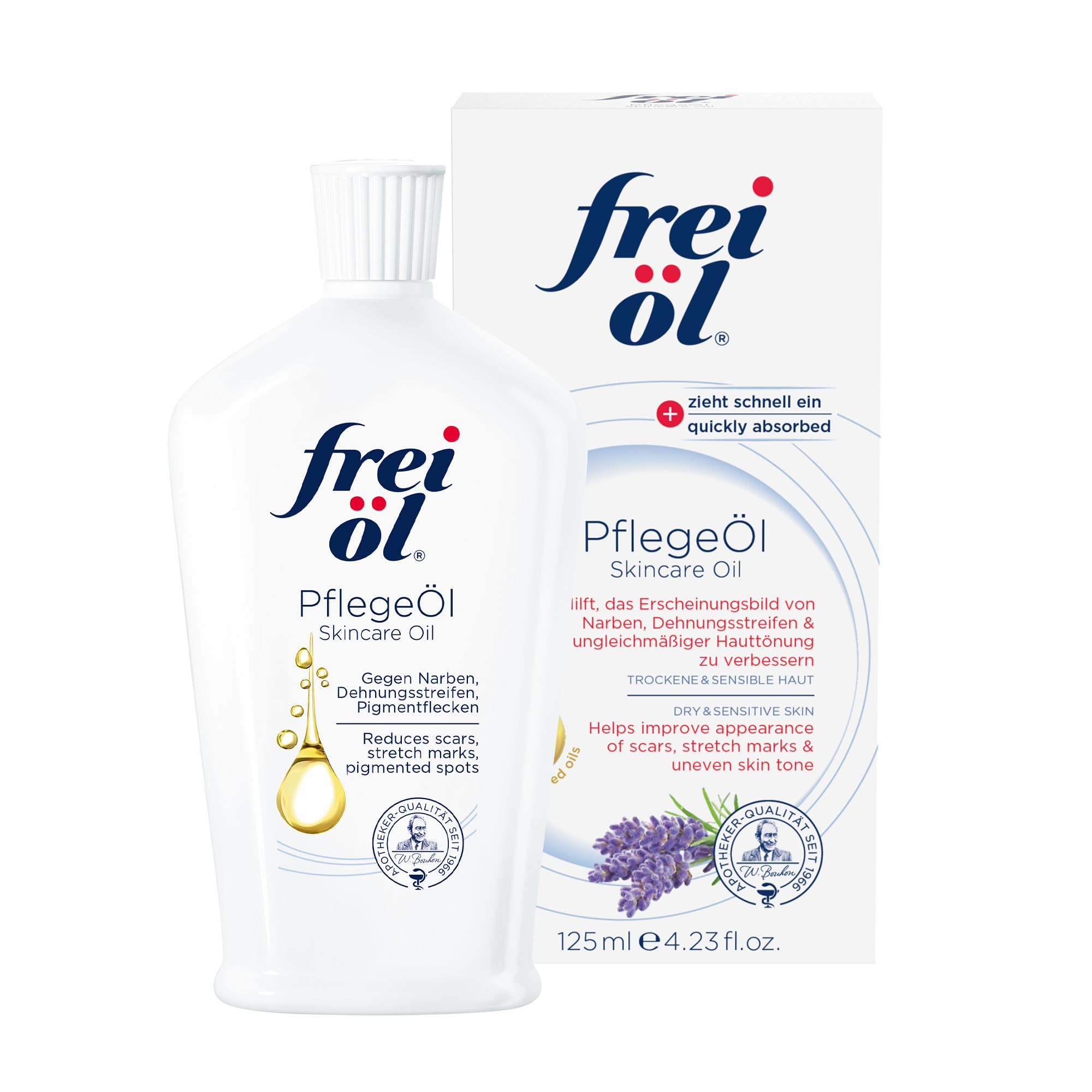 frei öl Skincare Oil – Fast-Absorbing Vegan Body Oil (125 ml)