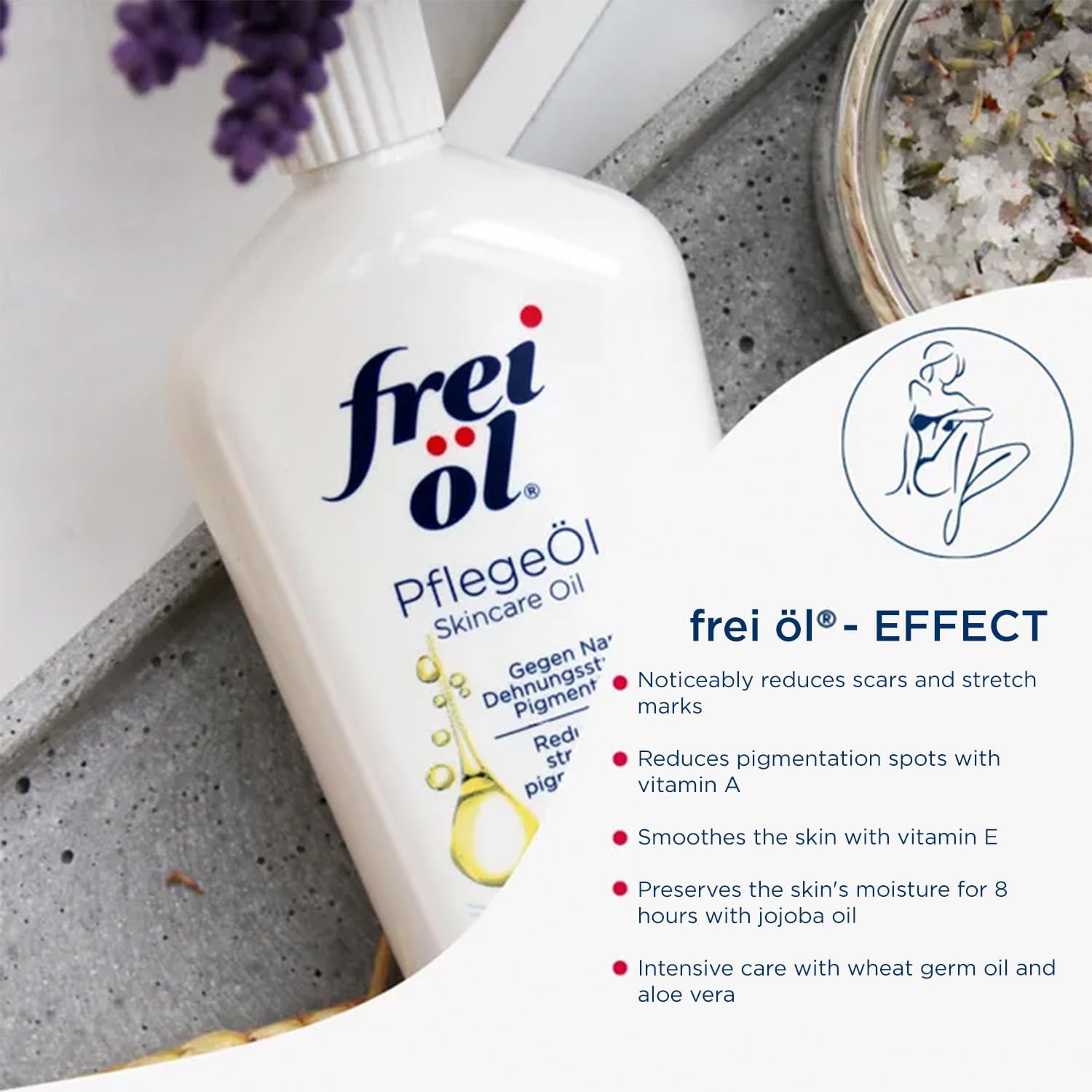 frei öl Skincare Oil – Fast-Absorbing Vegan Body Oil (125 ml)
