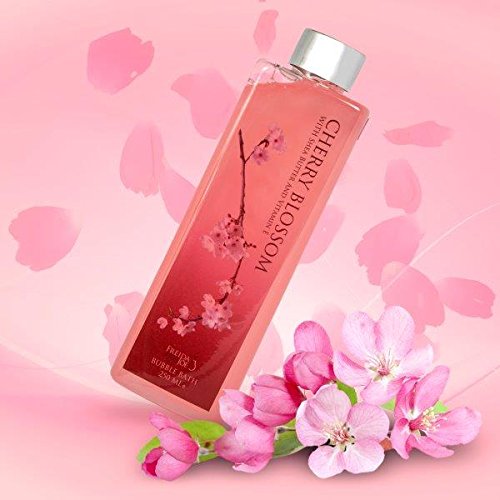 Deluxe Cherry Blossom Spa Basket by Freida and Joe – Home Spa Set